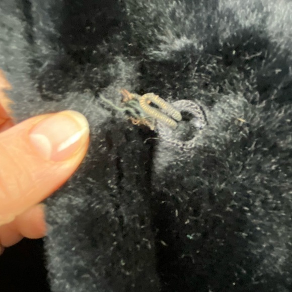 Intrigue by Glenoit luxury faux fur black coat women's size medium - Picture 5 of 11